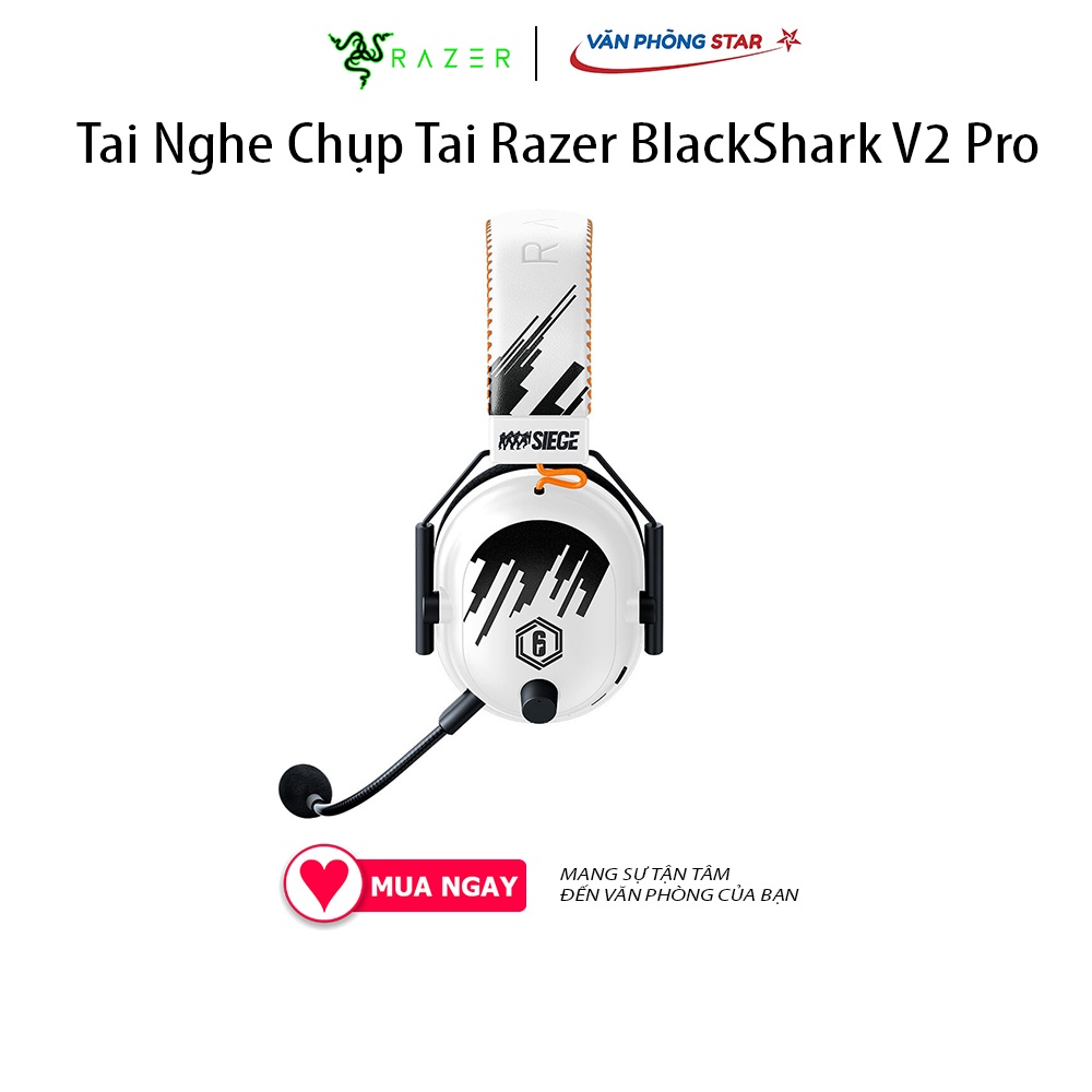 Tai Nghe Chụp Tai Không Dây Razer BlackShark V2 Pro kết nối Bluetooth Wireless chống ồn âm thanh vòm