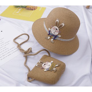 Bộ nón côi đi biển cho bé