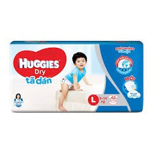 Bỉm Huggies dán L42 miếng