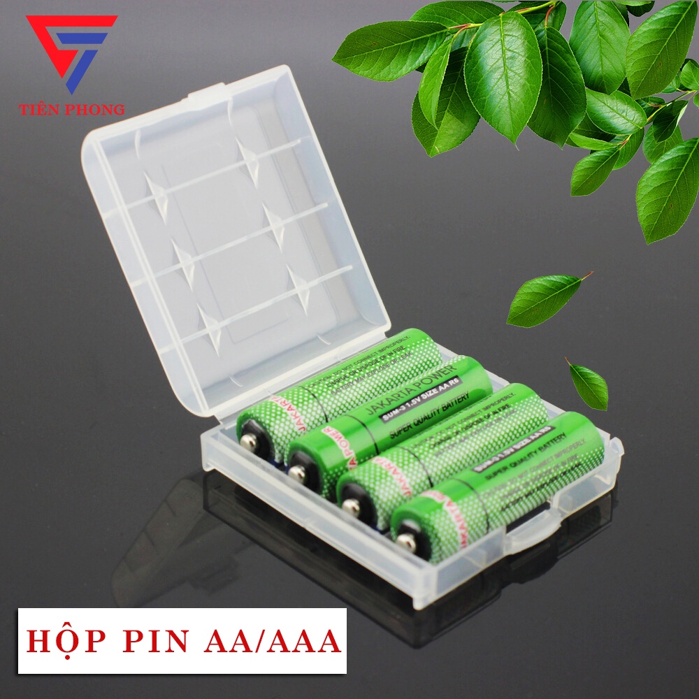 [GIÁ SỈ] Hộp đựng pin 4 viên pin AA/ AAA cao cấp