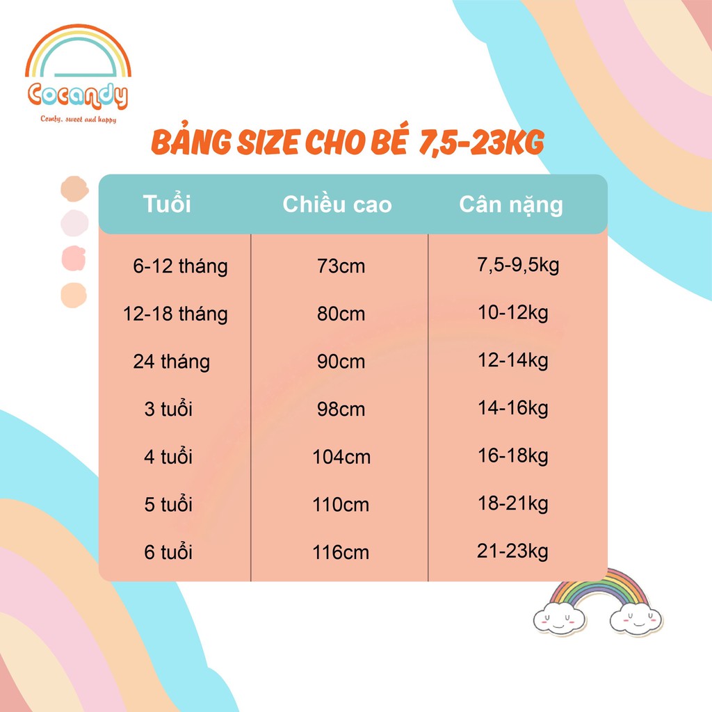 [Cocandy Official Store] Áo dài cách tân cho bé họa tiết hoa nhí