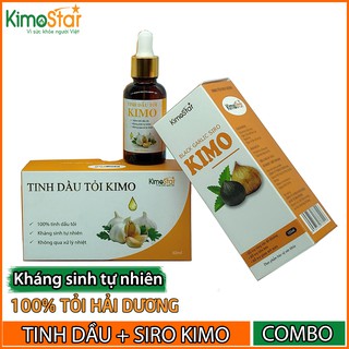 COMBO Siro và Tinh dầu tỏi đen Kimo