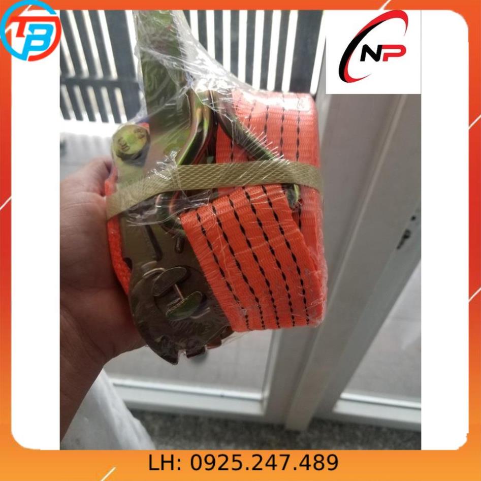 Dây chằng hàng tăng đơ bản 50mm tải trọng 3000kg.Size 6 mét,8 mét 10 mét.cáp thép Thái Bình VinàN