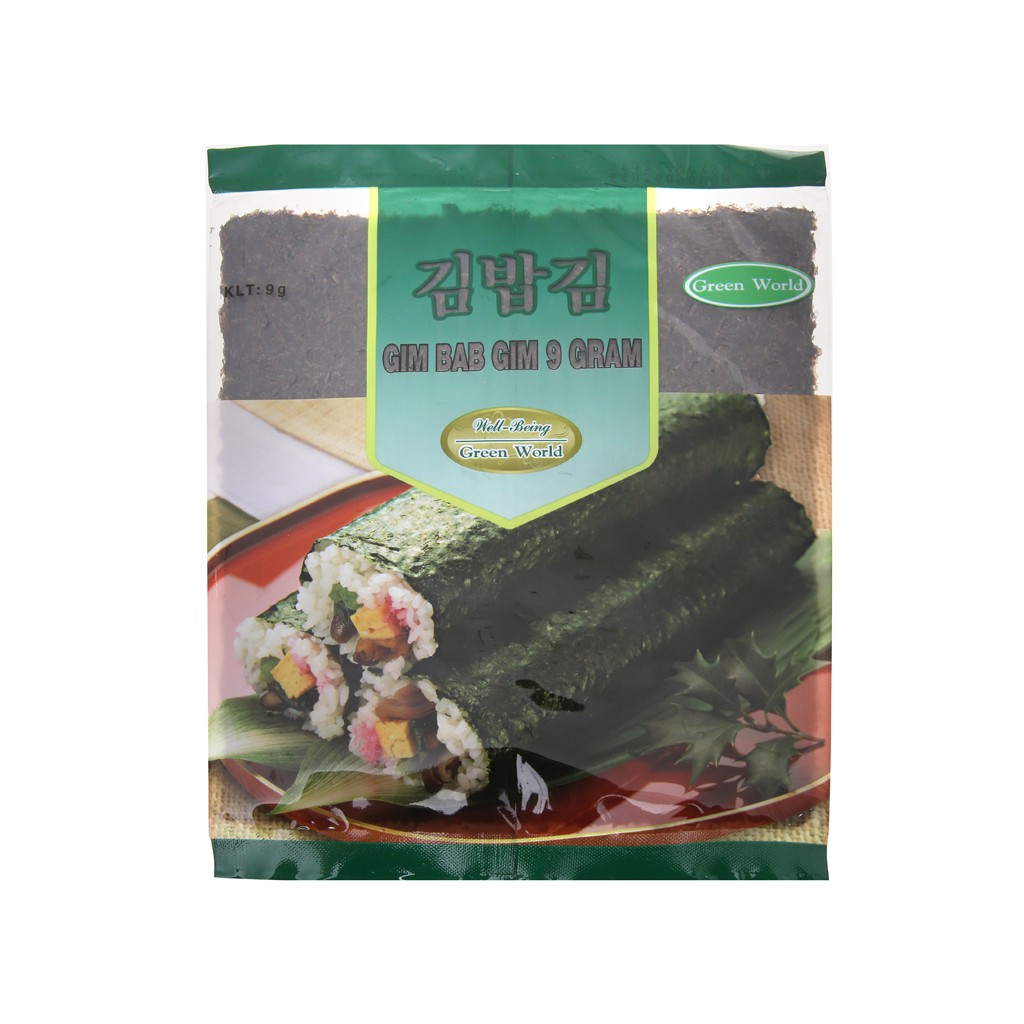 Rong biển cuộn cơm Green World vị truyền thống 9g