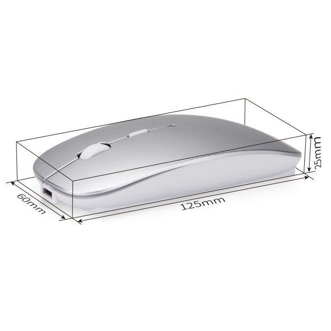 Chuột Không Dây Tự Sạc M1  chuyên dùng cho Máy tính, Laptop, Mac, Ipad, SmartTV - Tặng lót chuột