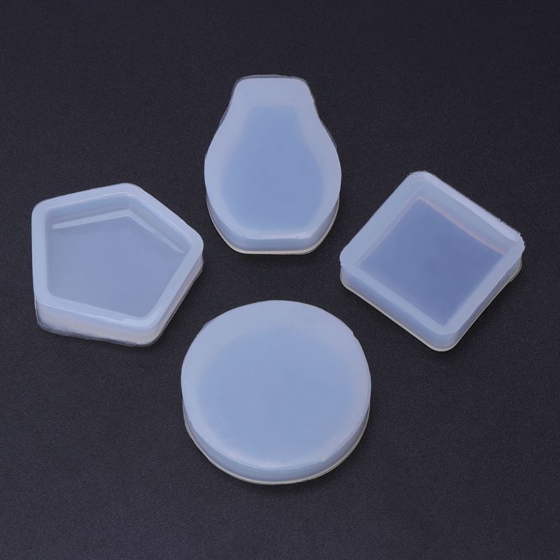 Khuôn Silicone Làm Mặt Dây Chuyền Hình Tròn / Quạt Độc Đáo DIY