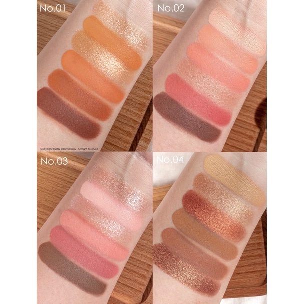 Phấn Mắt Odbo Signature 6 Ô