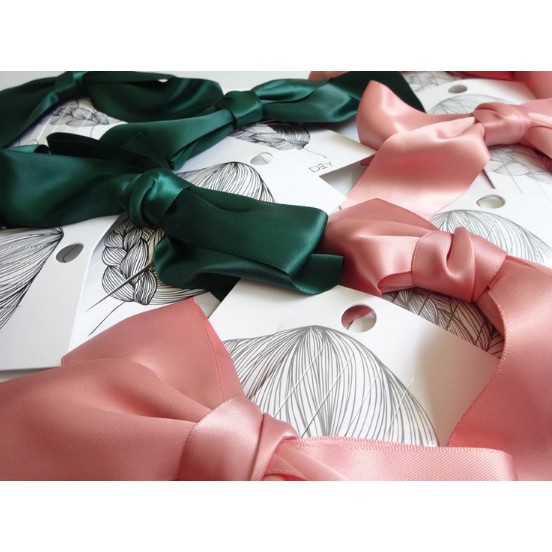 Kẹp tóc nơ vải satin 4 màu xuất dư F21 siêu xịn và xinh xắn