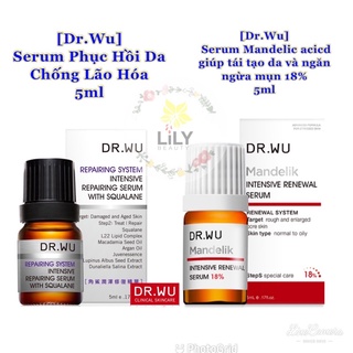 (Dr wu mini có hộp) Serum dr wu mandelic acid 18%