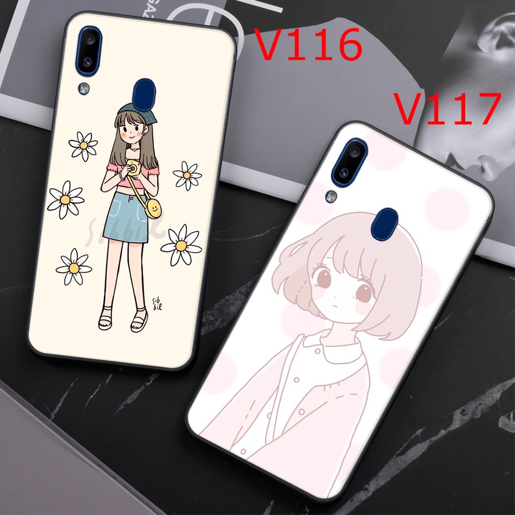[ ỐP LƯNG GIÁ RẺ ] Ốp Samsung a30 - Samsung a20 in hình họa tiết cô gái