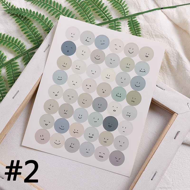 1 Miếng Dán Hình Mặt Cười Trang Trí Nhật Ký, Sổ Tay