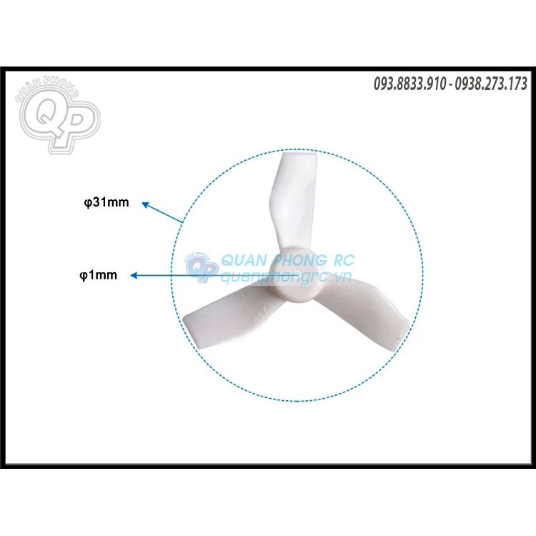 Cánh 3 lá BETAFPV X GemFan 31mm 1219