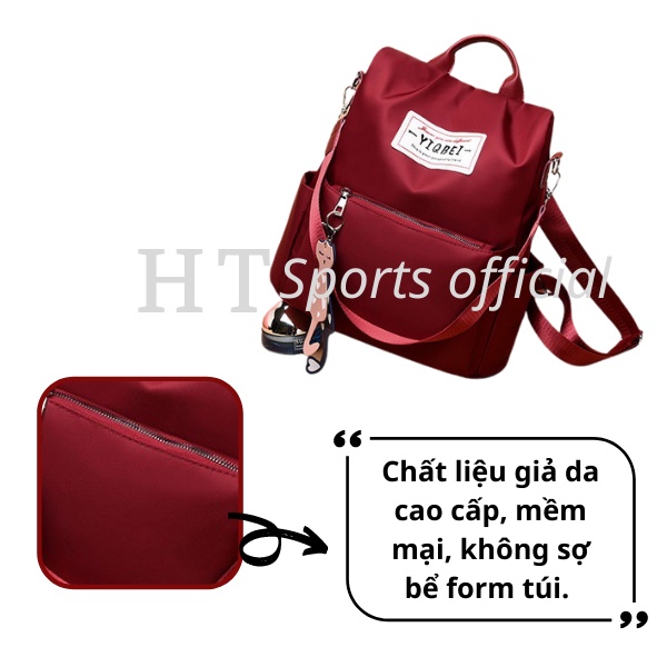 Balo nữ thời trang Hàn Quốc HT Sports chất liệu cao cấp chống thấm nước, bền đẹp đi học đi chơi