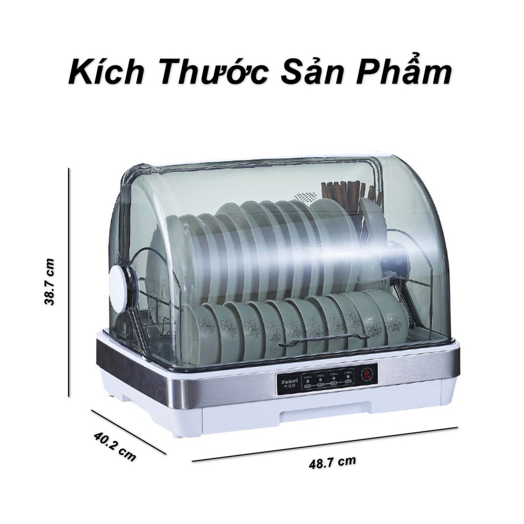 MÁY SẤY VÀ TIỆT TRÙNG 2 IN 1 - Sấy khô - Tiệt trùng - Khử mùi - Home and Garden