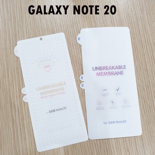 Miếng dán PPF AG Galaxy Note 20 chống xước màn hình 2 mặt
