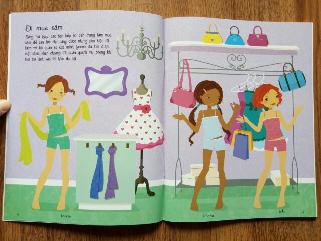 Sách - Dán Hình Sáng Tạo Trang Phục Búp Bê - Buổi Dạ Hội Đáng Nhớ | BigBuy360 - bigbuy360.vn