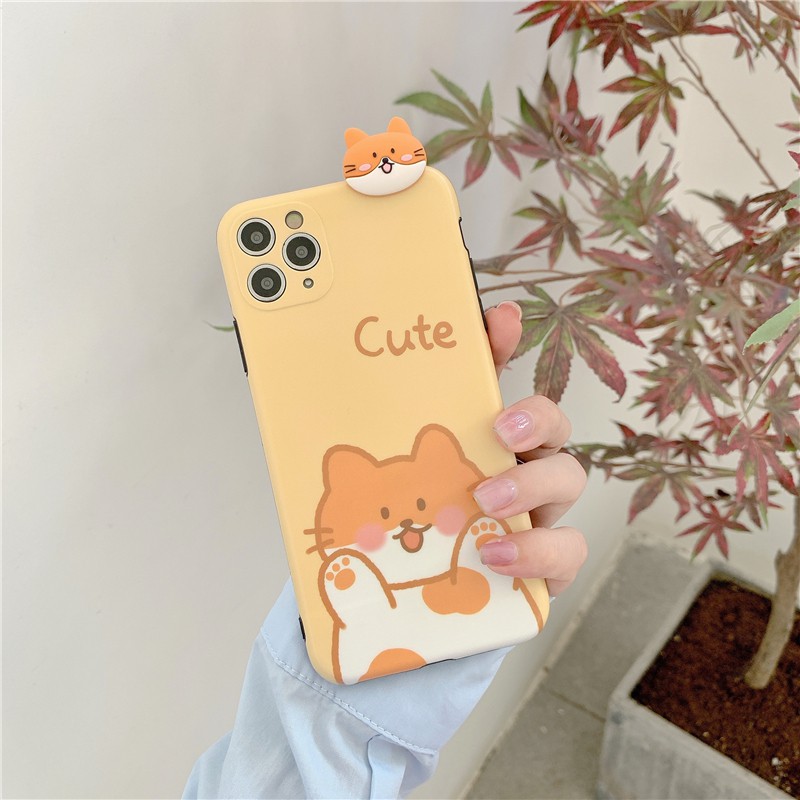 Ốp lưng iphone leo IMD Mèo - Dog Cute 7plus/ 8plus / x /xs /xsmax/11/ /11 promax/12/12pro/12promax  DT07- Dino Case