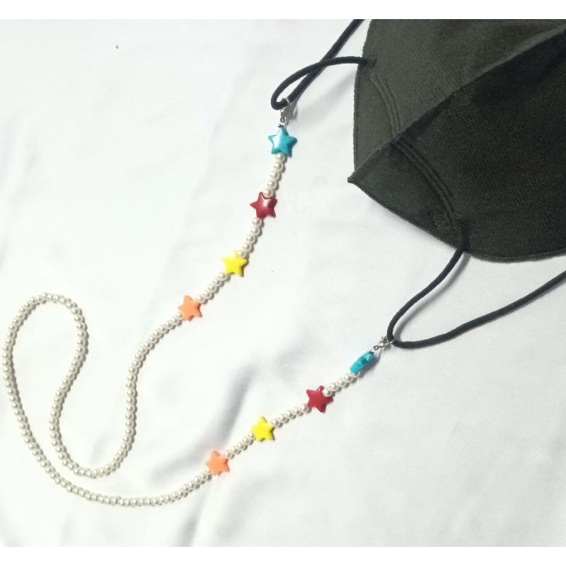 Dây đeo khẩu trang chống rớt mã T23 ngôi sao may mắn kiểu Hàn thời trang tiện lợi