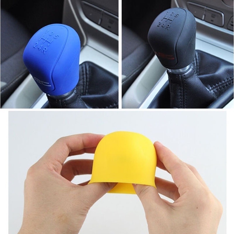 Set 2 Vỏ Bọc Cần Gạt Số Xe Hơi Bằng Silicone