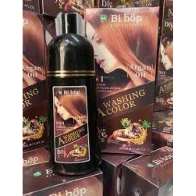 Dầu gội nâu, gội đen tóc Bi Bôp Collagen mẫu mới | BigBuy360 - bigbuy360.vn