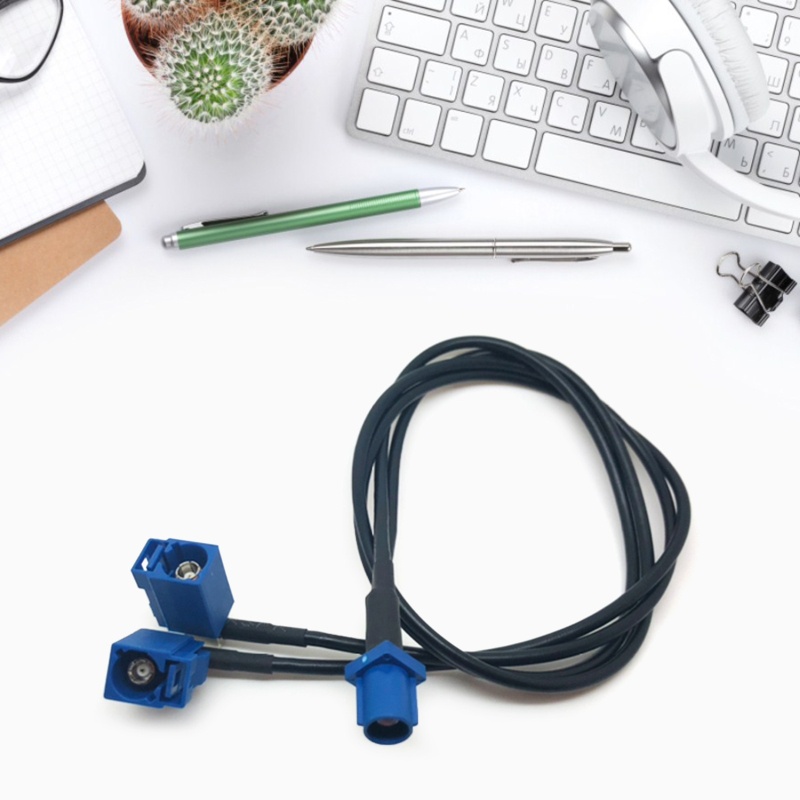 Dây Cáp Chia Cổng 19.69inch 50cm Từ Wakra C Male Sang Fakra C Female