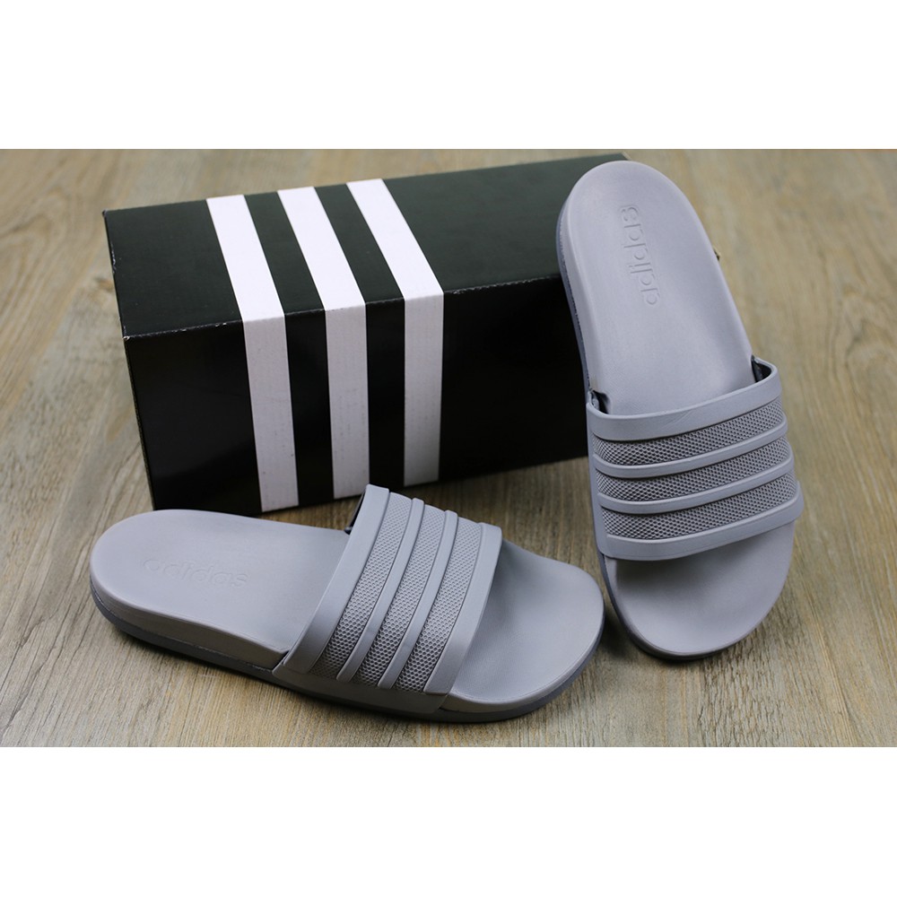Dép Adidas Plus siêu êm màu xám