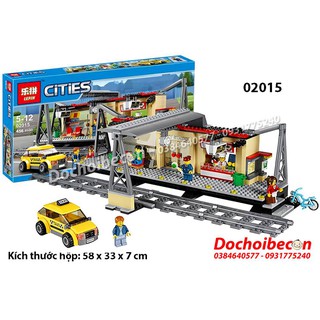 Lắp ráp Cities Lắp ráp Nhà ga xe lửa 02015 - 456 chi tiết