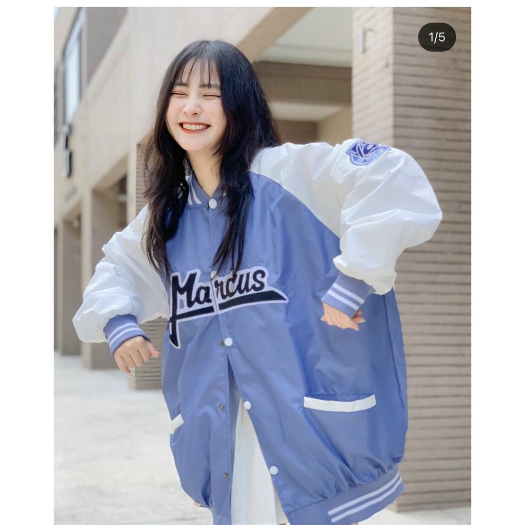 ÁO KHOÁC DÙ BOMBER 2 LỚP MARCUS FORM NAM NỮ SIÊU ĐẸP