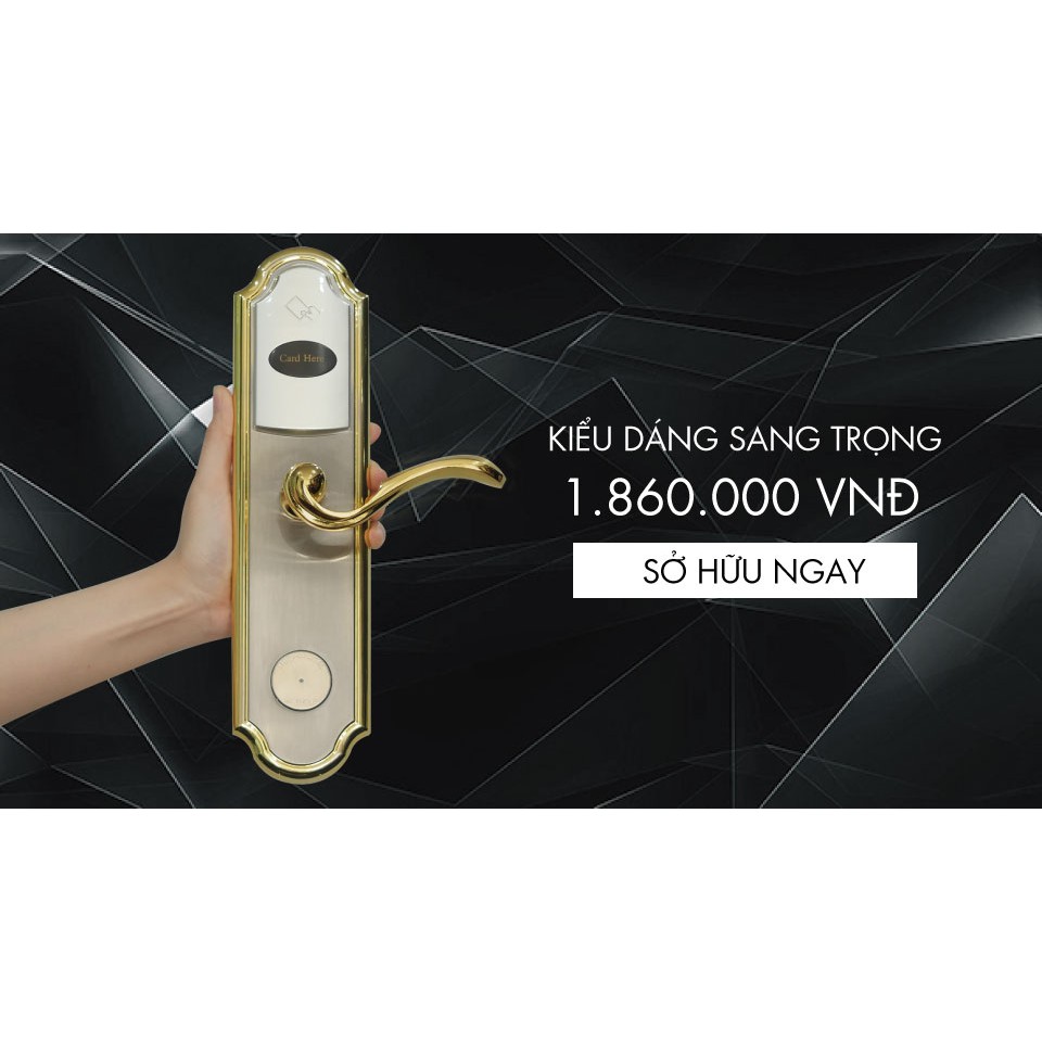 Khóa Thẻ Từ Khách Sạn Royal - Khóa Cao Cấp Chính Hãng Bảo Hành 24 Tháng  5ASYSTEMS DZ1K