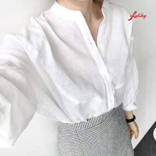 Áo somi trắng