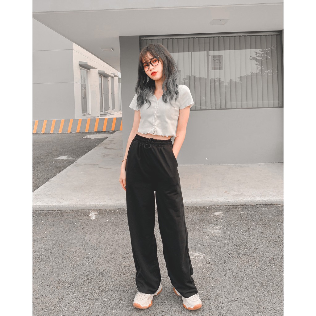 Áo Croptop Nữ Tay Ngắn LYLY Form Ôm Nhẹ Ulzzang (Ảnh Thật)