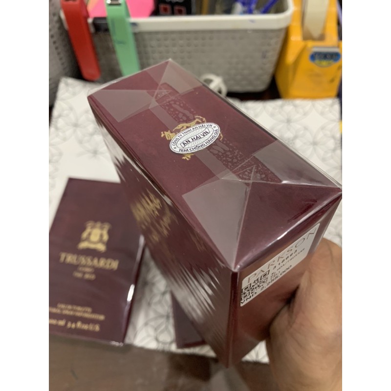 [Mã COSSALE27 giảm 80K đơn 1000K] Nước hoa nam Trussardi uomo the red 100ml full seal | BigBuy360 - bigbuy360.vn