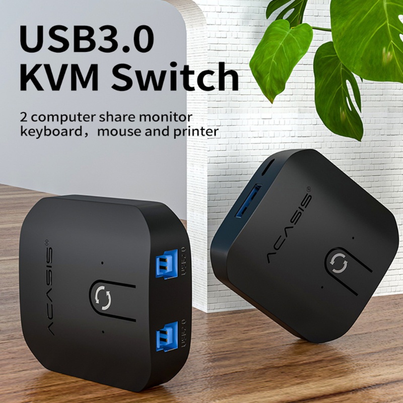 Bộ Chuyển Đổi Công Tắc Chia 2 Cổng USB Cho Máy In / Máy Tính