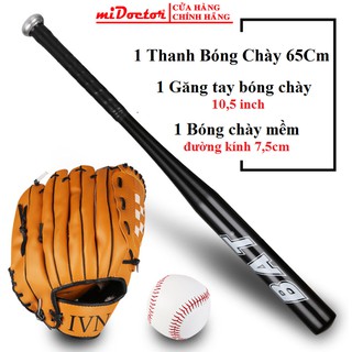 Bộ Đồ Chơi Bóng Chày Cho Trẻ Em Từ 5 Đến 15 Tuổi Chính Hãng miDoctor – Kèm Gậy Bóng Chày Nhôm Cao Cấp