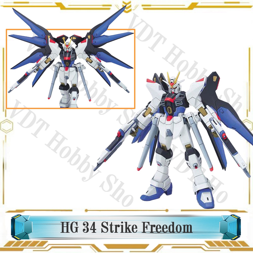 Mô hình gunpla HG 34 Strike Freedom TT Hongli