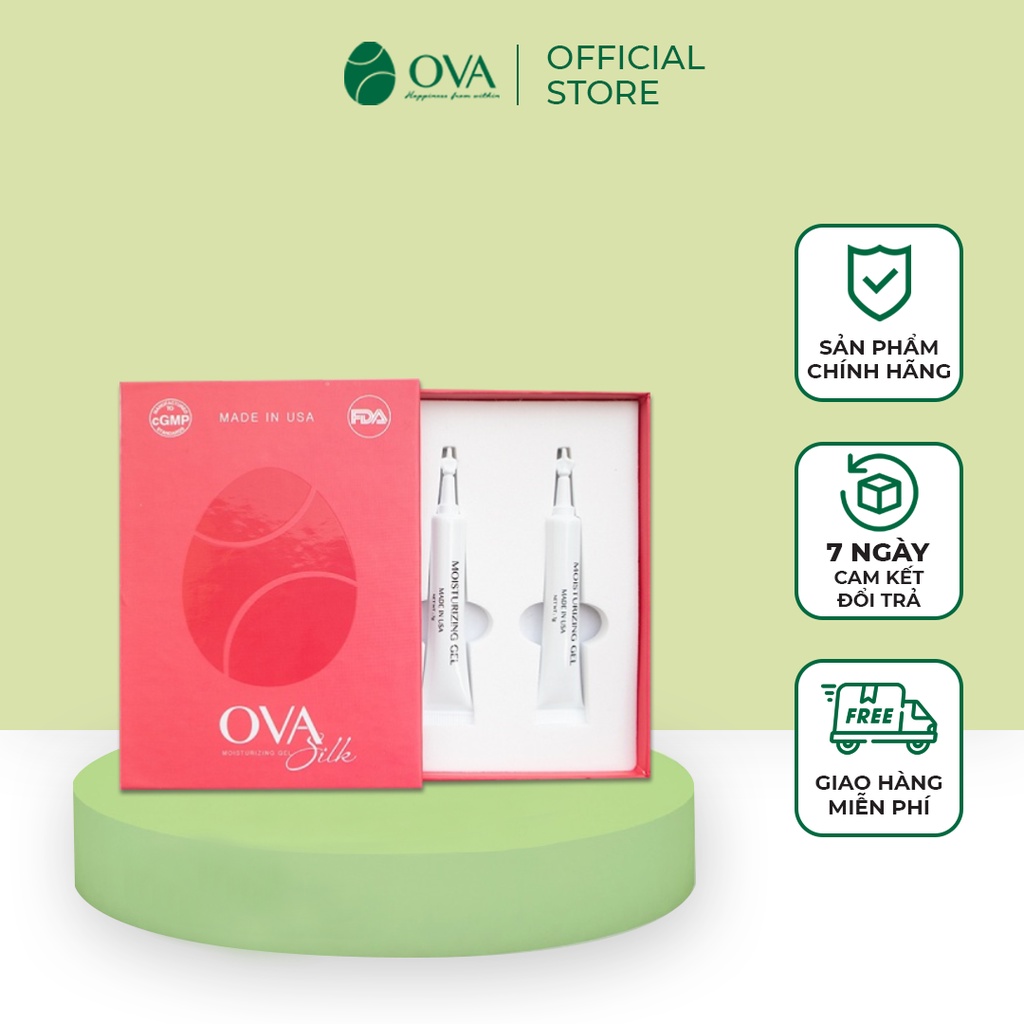 Gel bôi trơn âm đạo OvaSilk Ova giảm và cấp ẩm âm đạo và an toàn cho vùng kín 120g