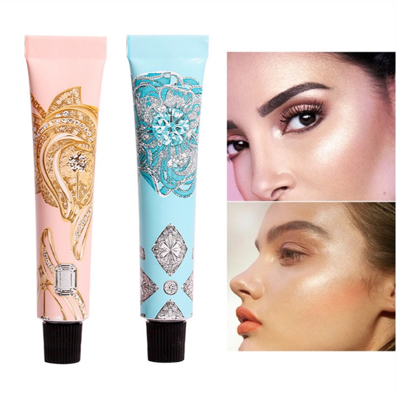 Phấn Bắt Sáng Dạng Lỏng 2 Màu Chống Thấm Nước Và Mồ Hôi Lâu Trôi Không Vón Cục