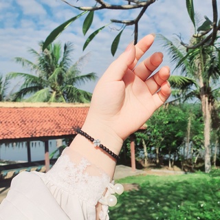 Lắc tay trầm hương cỏ 4 lá may mắn