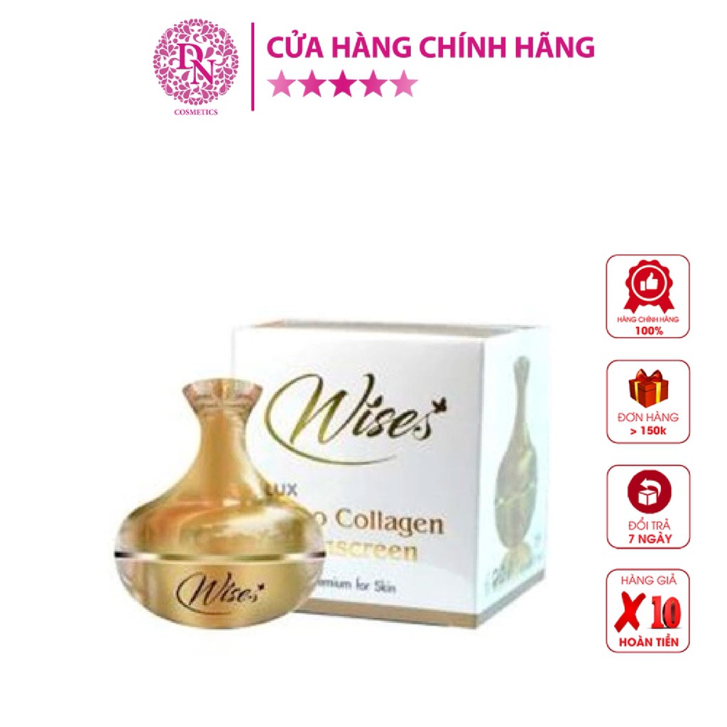 Kem dưỡng trắng che khuyết điểm WISES Nano Collagen Suncreen