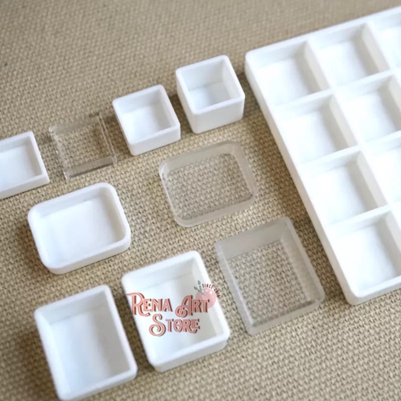 Pan Rỗng Đựng Màu 0.5ML - Sỉ 100 Pan