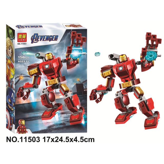Lắp ráp Iron man - Thanos 11503/11504