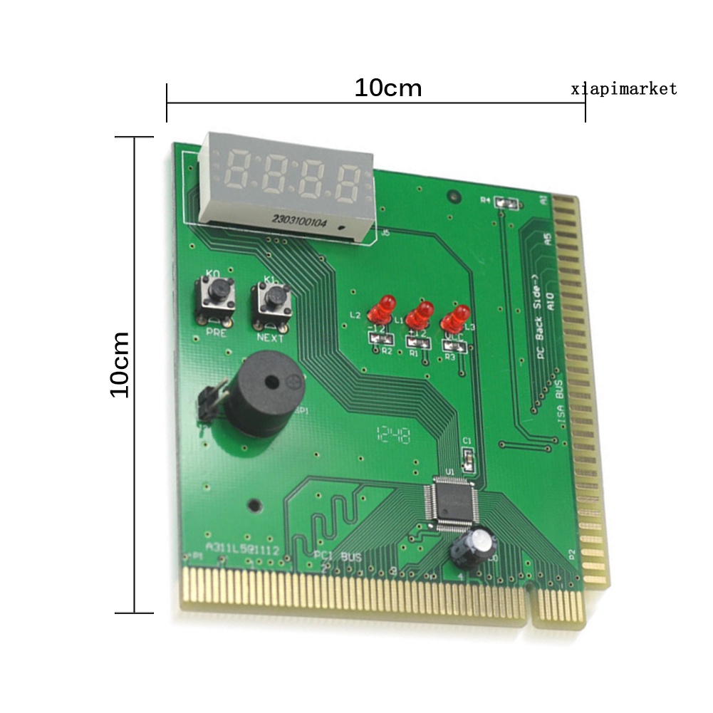 LOP_4-Digit PC Analyzer Tester Diagnostic Motherboard Post Test Card for PCI ISA