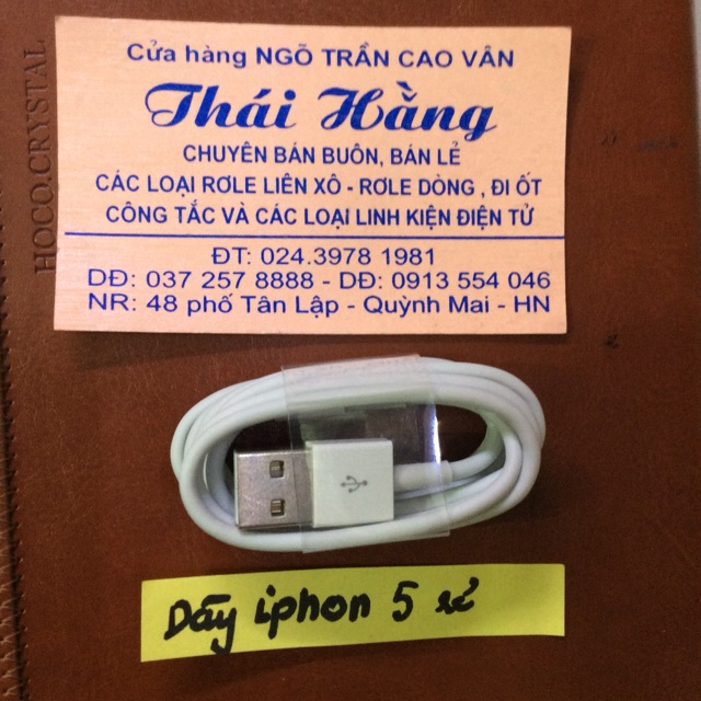 Dây cắm sạc iphon