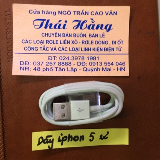 Dây cắm sạc iphon