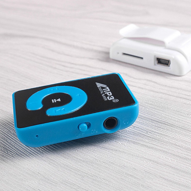 Máy Nghe Nhạc Mp3 Mini Hỗ Trợ Thẻ Nhớ 8gb Tf Kèm Cáp Usb