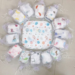 SET 10 KHĂN SỮA ADEN, KHĂN LAU SỮA CHO BÉ, KHĂN MỀM, CT