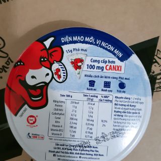 Phomai con bò cười loại 8 miếng( HSD: 05/12/2021)