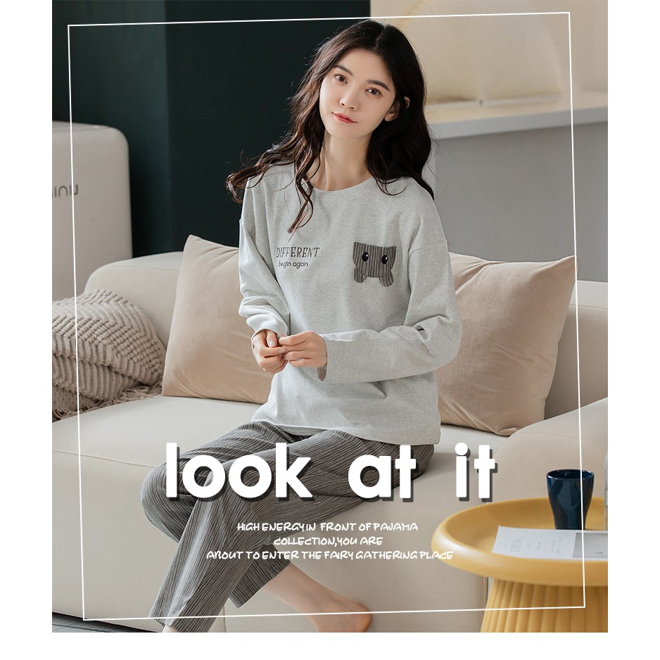 Đồ mặc nhà nữ thu đông chất cotton mịn đẹp - MH5150 | BigBuy360 - bigbuy360.vn