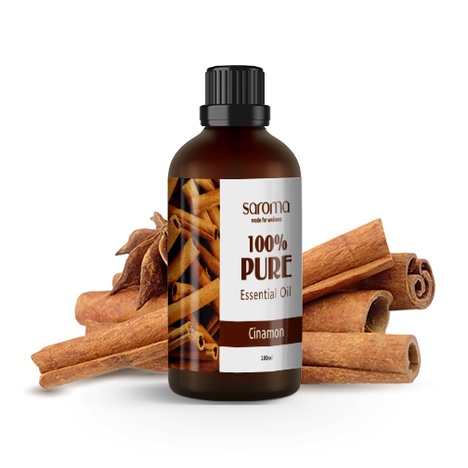 SAROMA - Tinh dầu thiên nhiên - Vỏ Quế - 10ml/30ml/50ml/100ml