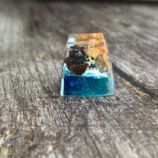 Keycap đảo đầu lâu resin handmade
